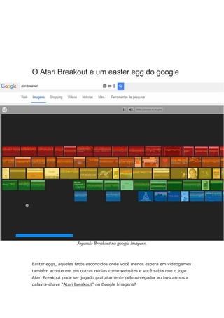 Os 25 melhores joguinhos e easter eggs do Google - Arkade