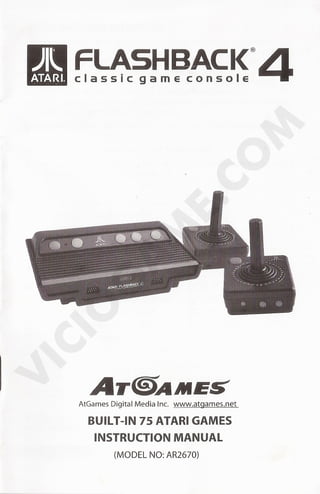 Manual - Atari Flashback 4