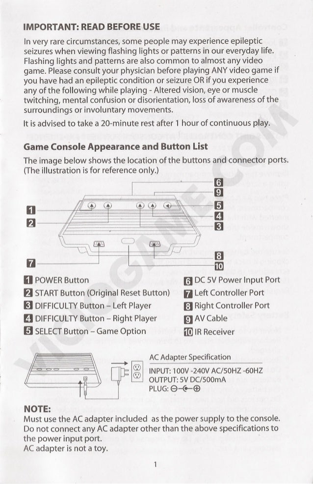 atari flashback 4 game list