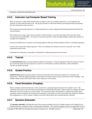 ATA Specification 104 Guidelines For Aircraft Maintenance Training | PDF