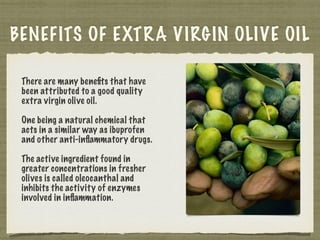 A Taste As Old As Water - Italian Extra Virgin Olive Oil | PDF