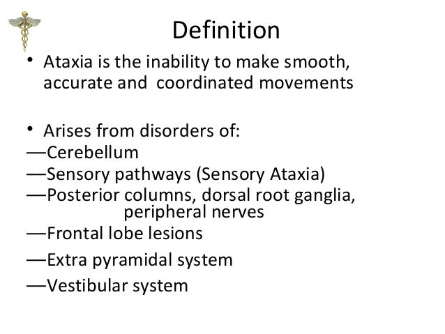 sensory ataxia