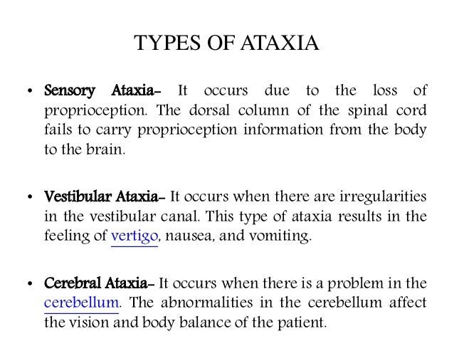 sensory ataxia