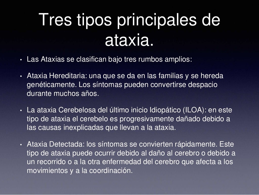 Ataxia