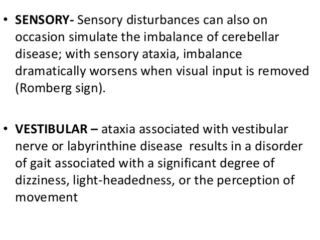 sensory ataxia