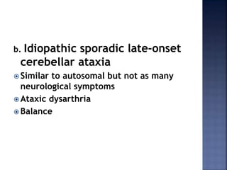 Ataxia Dysarthria lecture.Speech and Lnaguage | PPT