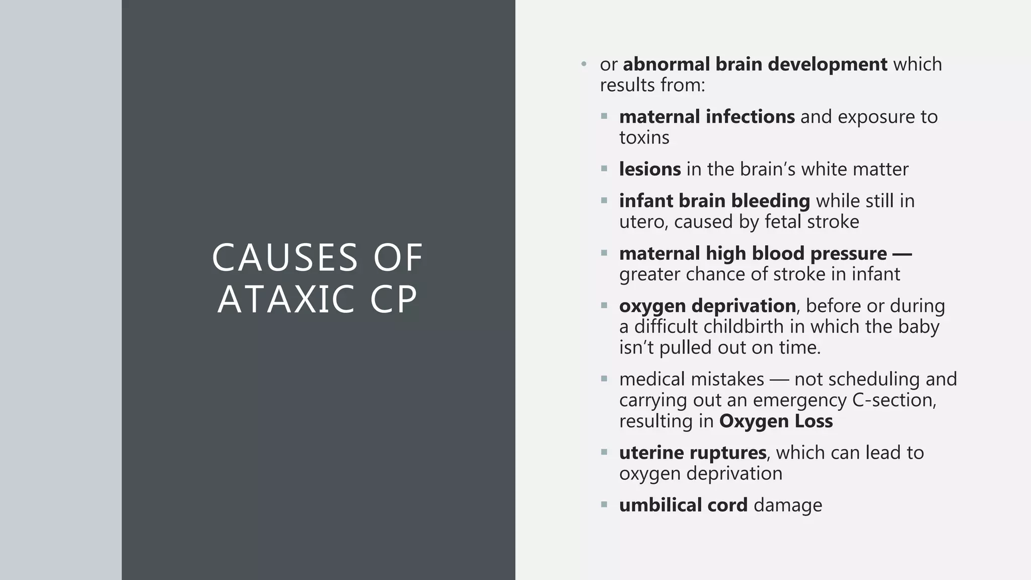 Ataxic Cerebral Palsy | PPTX
