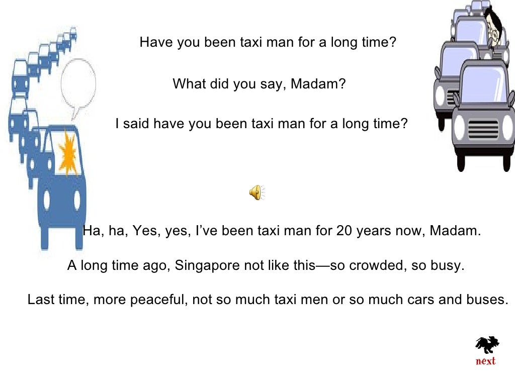 The Taximan's Story by Catherine Lim