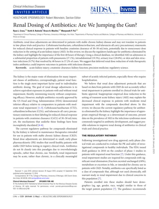 Optimizing Renal Dosing of Antibiotics in Acute Kidney Injury ...