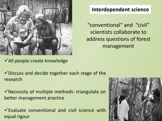 Not by scientists alone: scientific (dis) information and the contribution of traditional ecological knowledge to forest management