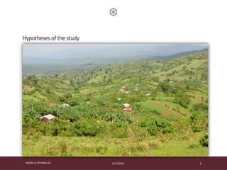 9/17/2017WWW.LEUPHANA.DE 3
Hypotheses of the study
 