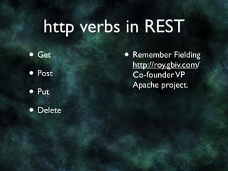 At Begin, URL Handling and REST | PPT