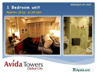 DRESSED UP UNIT
Approx. 36.53- 42.38 sqm
 