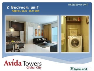DRESSED UP UNIT
Approx. 54.15- 58.15 sqm
 