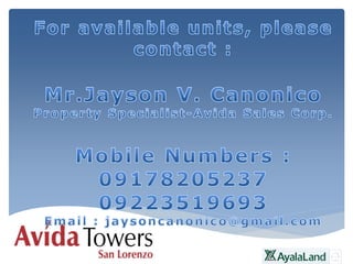Avida Towers BGC 9th Avenue