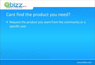 Cant find the product you need? Request the product you want from the community or a specific user 