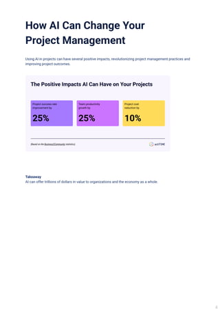 How AI Is Transforming Project Management | PDF