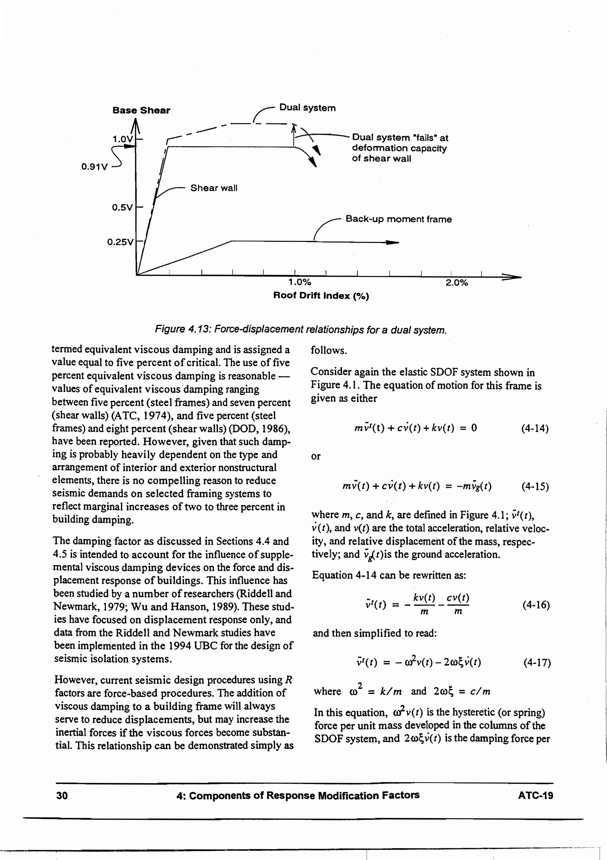 Atc 19 structural response modification factor by applied technology ...