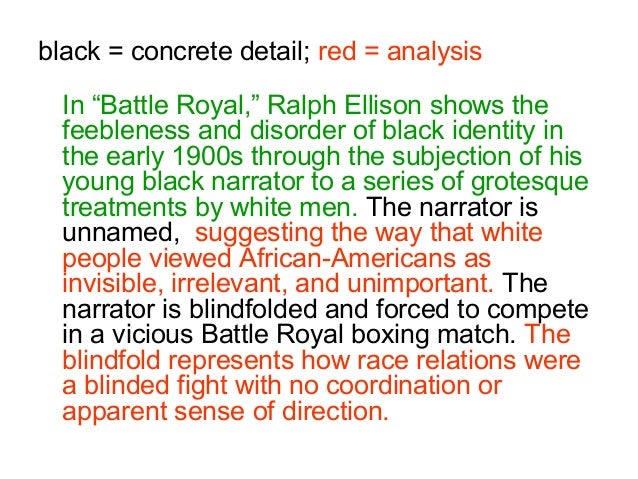 battle royal analysis essay