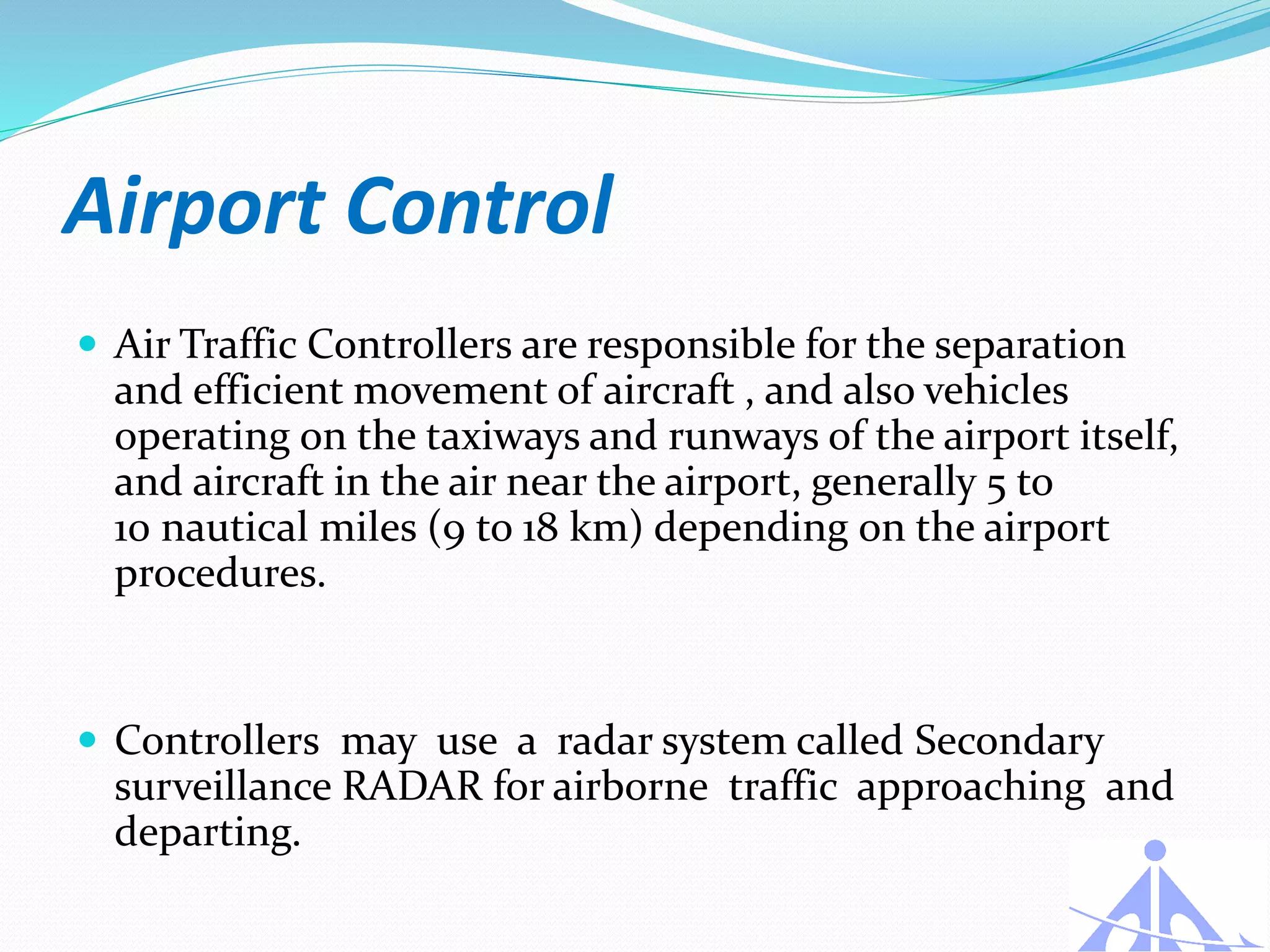 Air Traffic Control PPT | PPTX