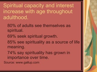 Atchley: Spirituality and Aging | PPT