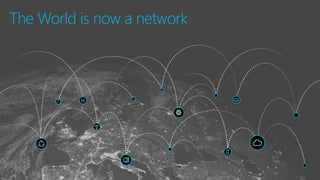 The World is now a network
3
 