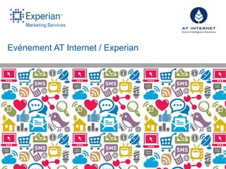 Evénement AT Internet / Experian




©2012 Experian Limited. All rights reserved. Experian and the marks used herein are service marks or registered trademarks of Experian Limited.
 Other products and company names mentioned may be the trademarks of their respective owners. No part of this copyrighted work may be reproduced, modified, or distributed in any form or manner without prior written permission of Experian Limited.
 Experian Public.
 