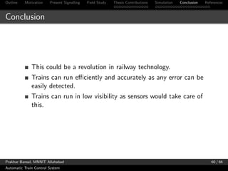 Automatic Train Control System using Wireless Sensor Networks | PDF