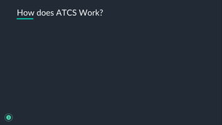 How does ATCS Work?
3
 