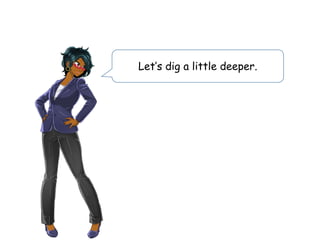 Let’s dig a little deeper.
 