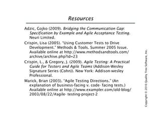 Introduction to Acceptance Test Driven Development | PDF