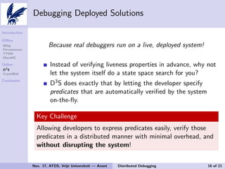 An Overview of Distributed Debugging | PDF | Operating Systems ...
