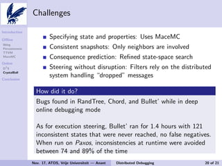 An Overview of Distributed Debugging | PDF
