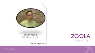 Stewart Rogers
DX Technologist
Data eXperience
 