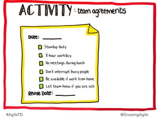 #AgileTD @GrowingAgile