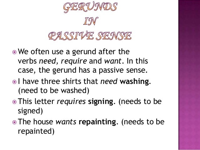 leave letter postpone my GERUND PHRASES AND GERUND
