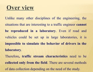 Advanced Traffic Engineering: Data Collection and Stream Measurement ...