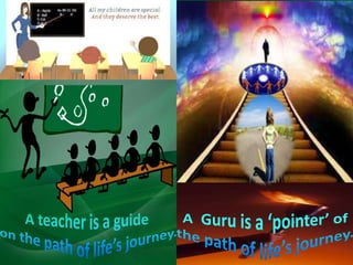 A teacher and a  guru.1