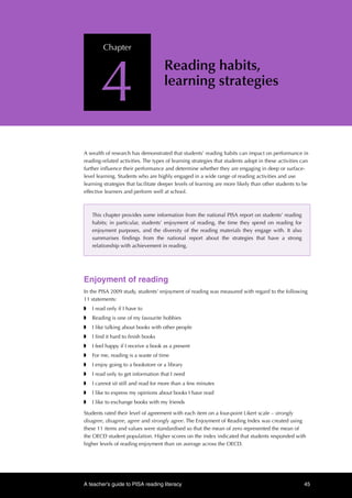 A teachers guide to pisa reading literacy | PDF