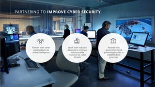 PARTNERING TO IMPROVE CYBER SECURITY
 
