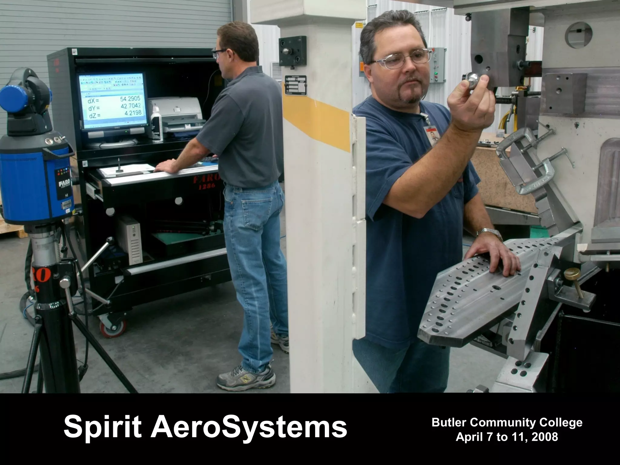 Butler Community College
April 7 to 11, 2008Spirit AeroSystems
 