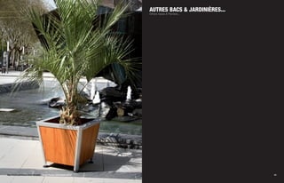 AUTRES BACS & JARDINIÈRES...
                                                                Others Vases & Planters...




Bac Kesa panneaux bois stratifié / Kesa Panter laminated wood                                  41
 