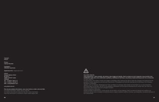 Concept :
ATECH

Photos :
Clément Bourdier

Impression :
PREVIEW Imprimerie

Septembre 2012 / September 2012

ATECH
Groupe Signaux Girod                                                             Tous droits réservés.
BP 80741                                                                         Toute reproduction, même partielle, des textes et des images est interdite. Atech se réserve le droit d’apporter à ses produits toute
49300 CHOLET cedex                                                               modification jugée utile à leur amélioration qualitative, esthétique et technique. Les photos et plans techniques sont non contractuels.
FRANCE                                                                           All rights reserved.
Tél. + 33 (0)2 41 58 57 13                                                       All reproduction, even partial, of texts and images is prohibited. Atech reserves the right to make any changes to its products for the
Fax + 33 (0)2 41 56 26 72                                                        purpose of quality, appearance and technical improvement. Photographs and technical drawings are not binding on the Company.
Mail : contact@atech-sa.fr                                                       Alle Rechte vorbehalten.
                                                                                 Jegliche, auch nur teilweise, Wiedergabe der Texte und Bilder ist untersagt. Atech behält sich das Recht vor, an ihren Produkten
www.atech-sa.com                                                                 alle Änderungen anzubringen, die sie für ihre qualitative, ästhetische und technische Verbesserung für nützlich hält. Die Fotos und
                                                                                 technischen Zeichnungen sind nicht vertraglich bindend.
Pour de plus amples informations, nous vous invitons à visiter notre site Web.   Todos los derechos reservados.
For further information, please visit our web site.                              Queda prohibida la reproducción, incluso parcial, de los textos y de las imágenes. Atech se reserva el derecho de modificar sus
Für weitere Informationen besuchen Sie bitte unsere Internetsite.                productos siempre que lo considere conveniente para su mejora cualitativa, estética y técnica. Las fotografías y los planos técnicos no
Para más información, le invitamos a visitar nuestra página web.                 son contractuales.


64
76                                                                                                                                                                                                                    51
 