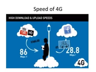 Speed of 4G
 