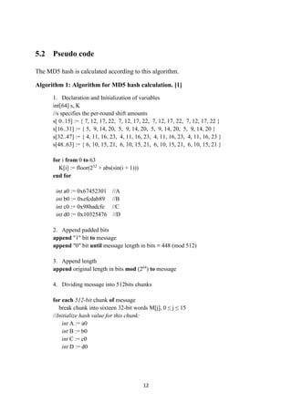 A technical writing on cryptographic hash function md5 | PDF
