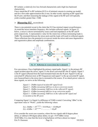 Rf Mixer Math A Technique To Model A Frequency Mixer | PDF