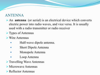 COMMUNICATION SYSTEMS USED IN RADIO STATION | PPTX