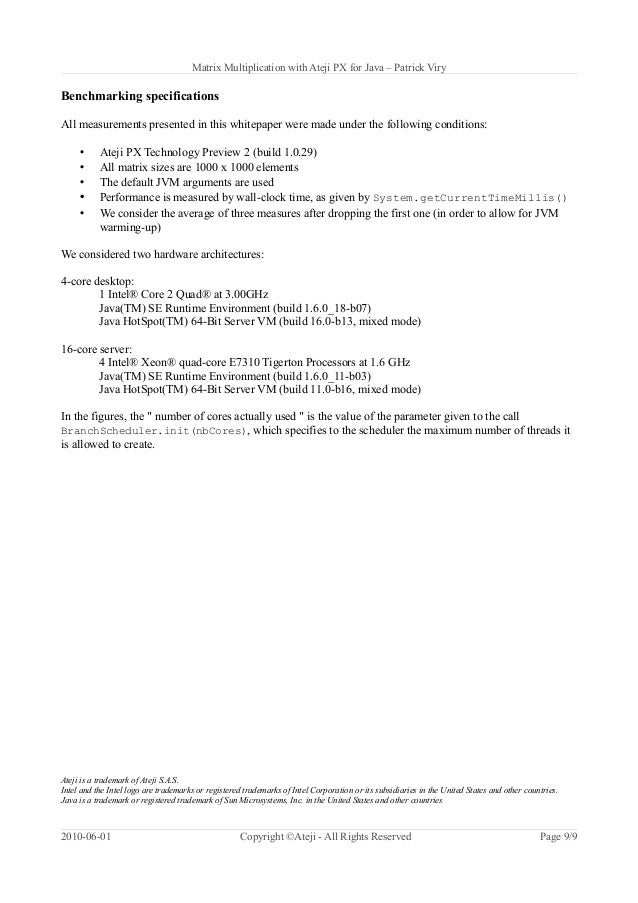 8 java matrix multiplication Multiplication Java Matrix Ateji PX for with