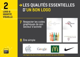 vaisonventouxtourismePRO 
LES QUALITÉS ESSENTIELLES D’UN BON LOGO 
Respecter les codes 
graphiques de son 
secteur d’activité 
Être simple 
Les logos les plus simples sont souvent les plus efficaces… 
7 
8 
2 
LOGO & 
IDENTITÉ 
VISUELLE  