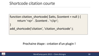 Pourquoi et comment améliorer l'accessibilité des sites WordPress - WordCamp Paris 2015 Slide 30